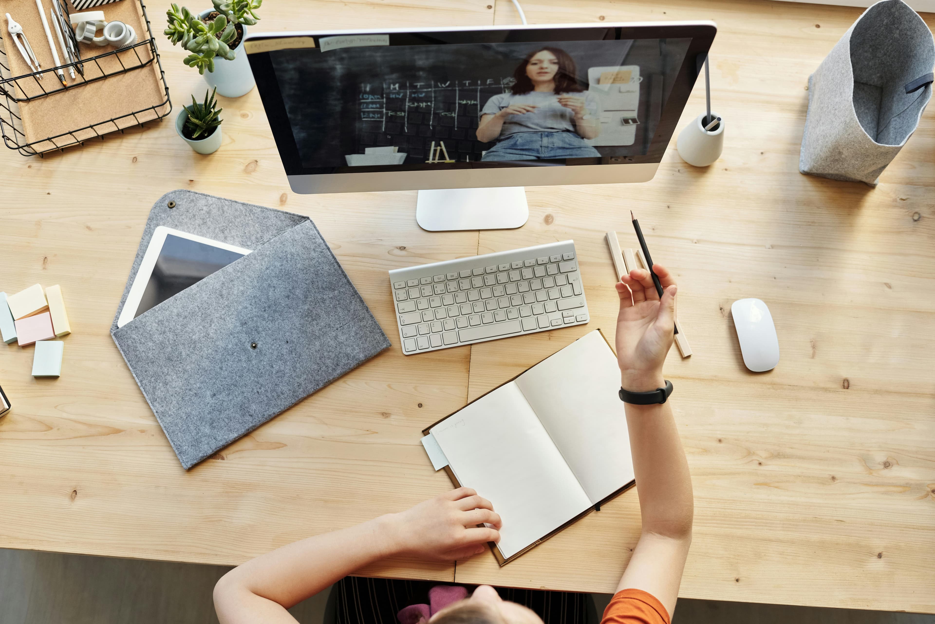 Learn from home, with a real tutor.